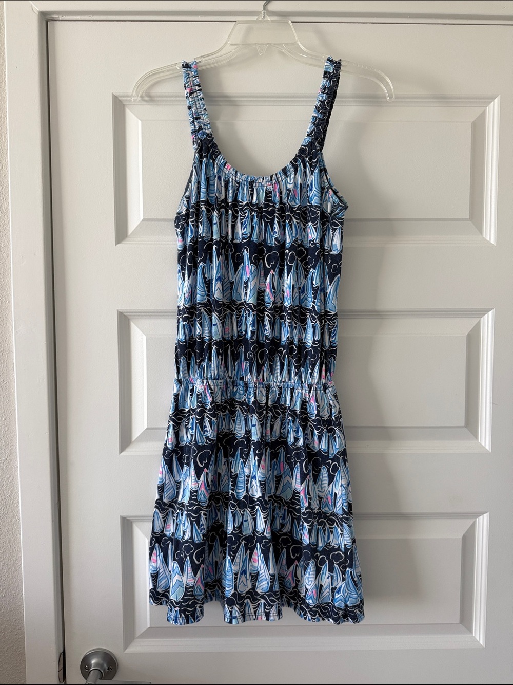 Lilly Pulitzer Loro romper - sails and stripes low tide navy